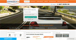 Desktop Screenshot of carworld-24.de